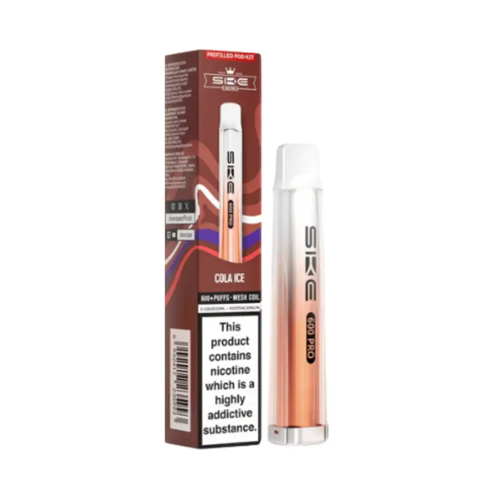 SKE Crystal 600 Pro Pod Vape Kit Cola Ice.
