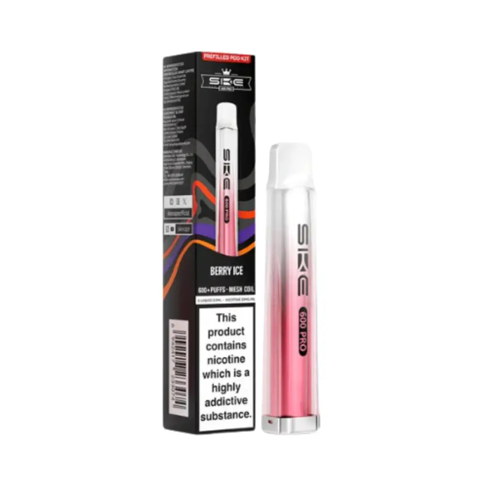 SKE Crystal 600 Pro Pod Vape Kit Berry Ice.