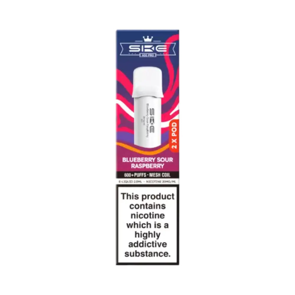 Ske Crystal 600 Pro Pods Blueberry Sour Raspberry.
