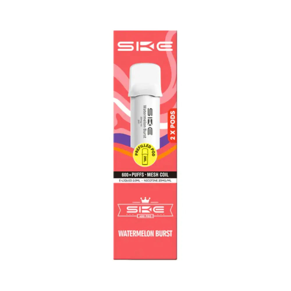 Ske Crystal 600 Pro Pods Watermelon Burst.
