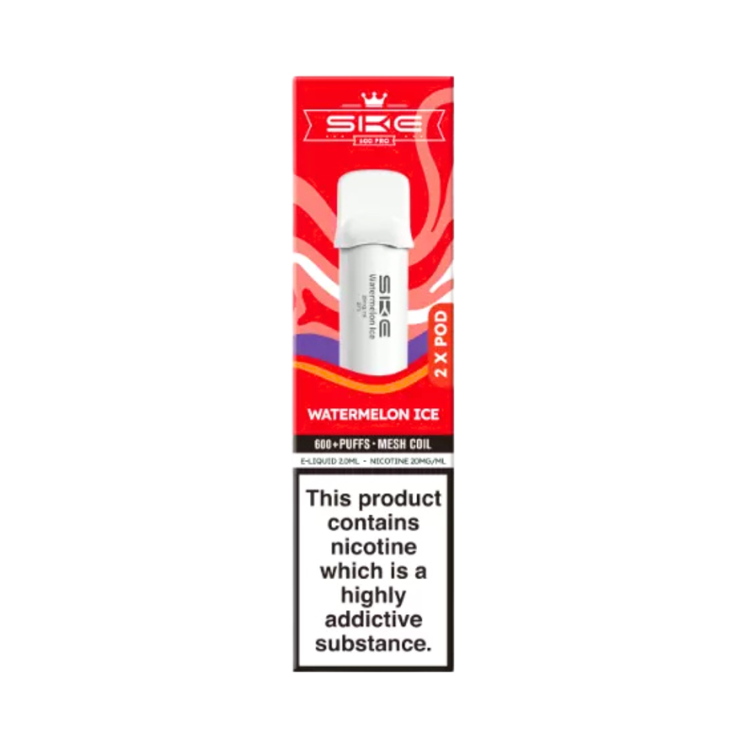 Ske Crystal 600 Pro Pods Watermelon Ice.