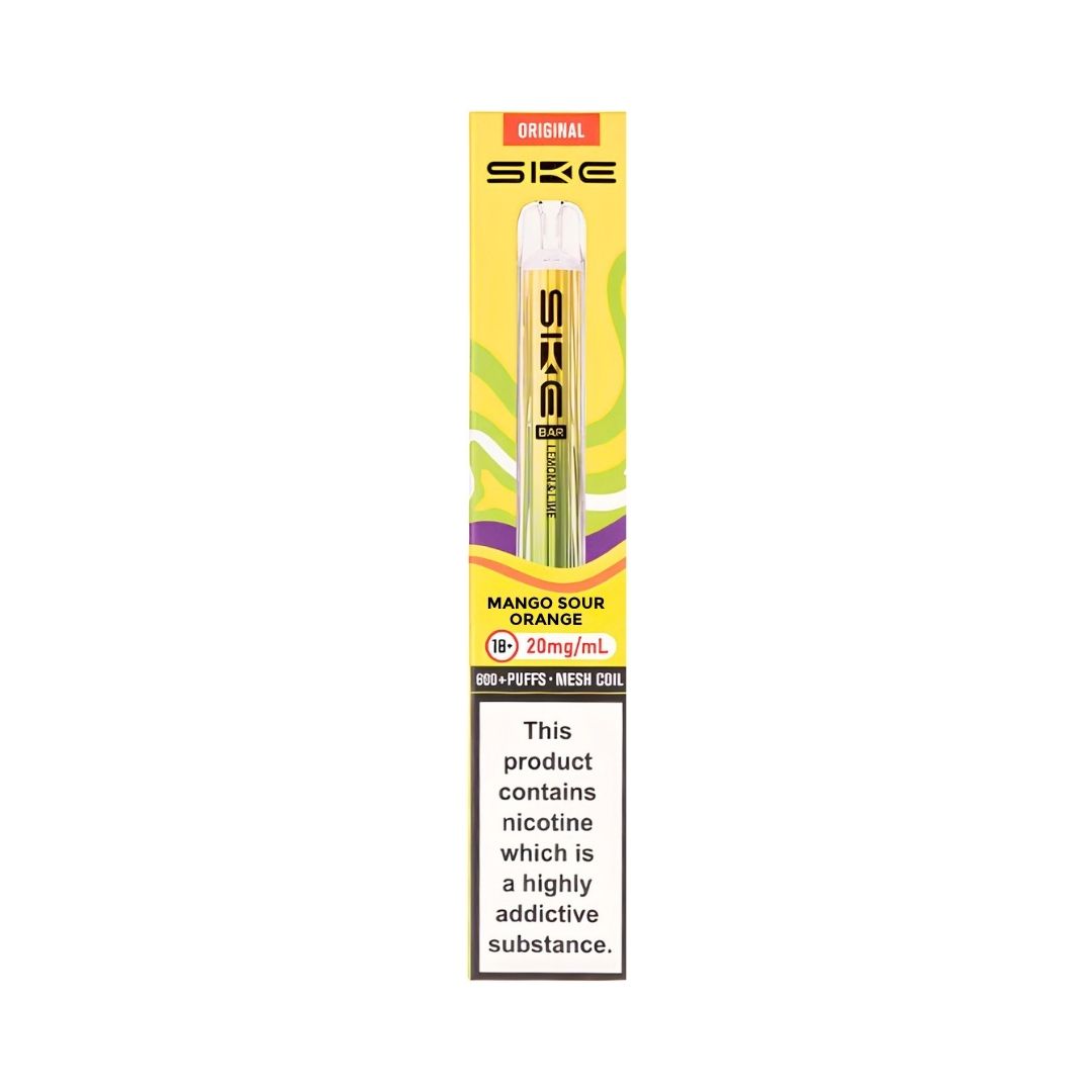 SKE Crystal Original Mango Sour Orange 600 Prefilled Pod Kit