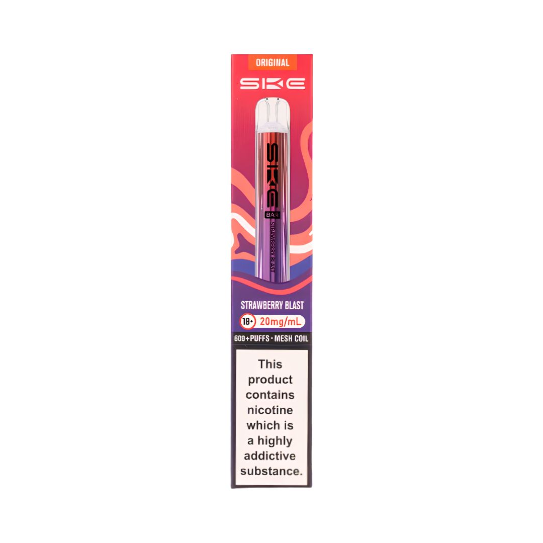 SKE Crystal Original Strawberry Blast 600 Prefilled Pod Kit