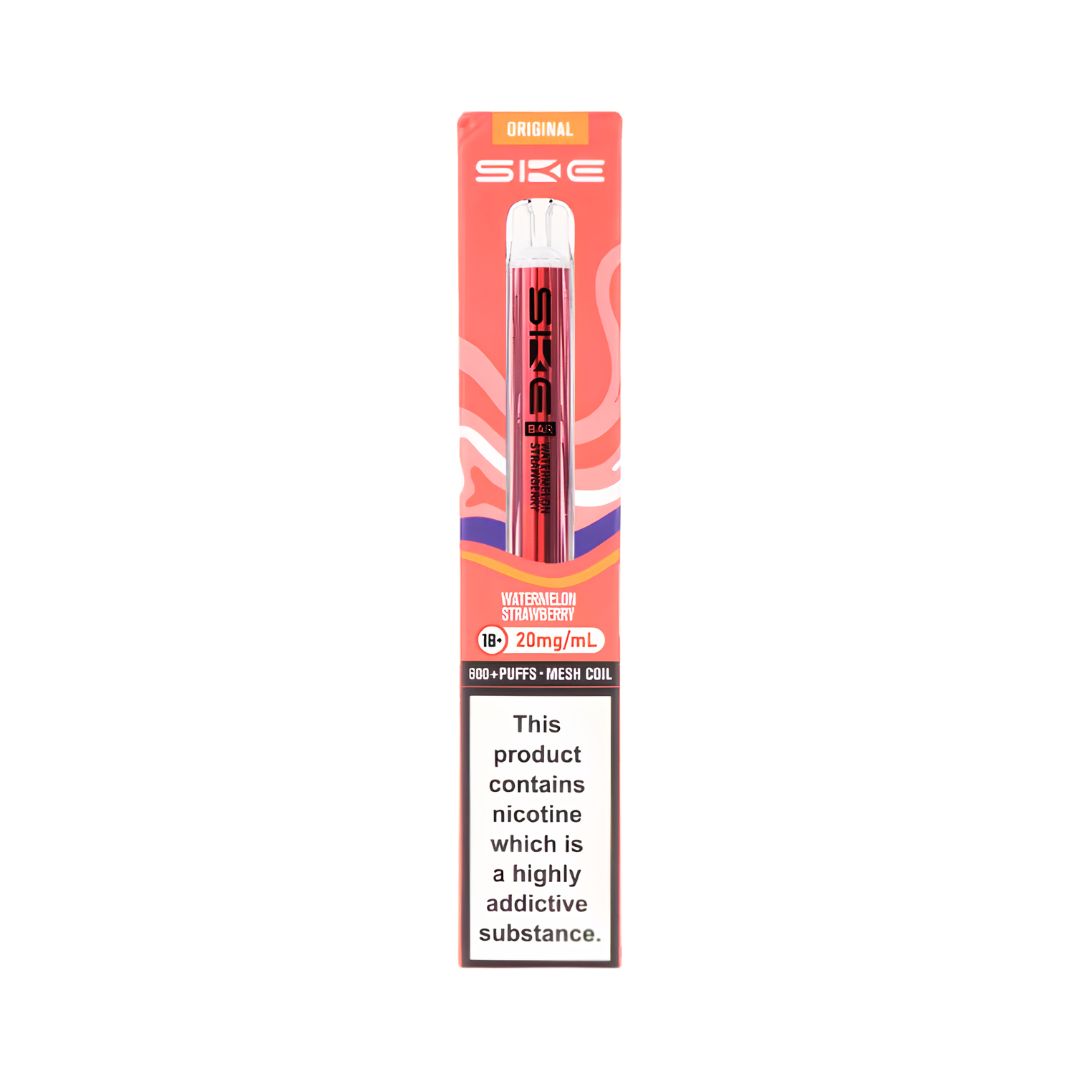 SKE Crystal Original Watermelon Strawberry 600 Prefilled Pod Kit