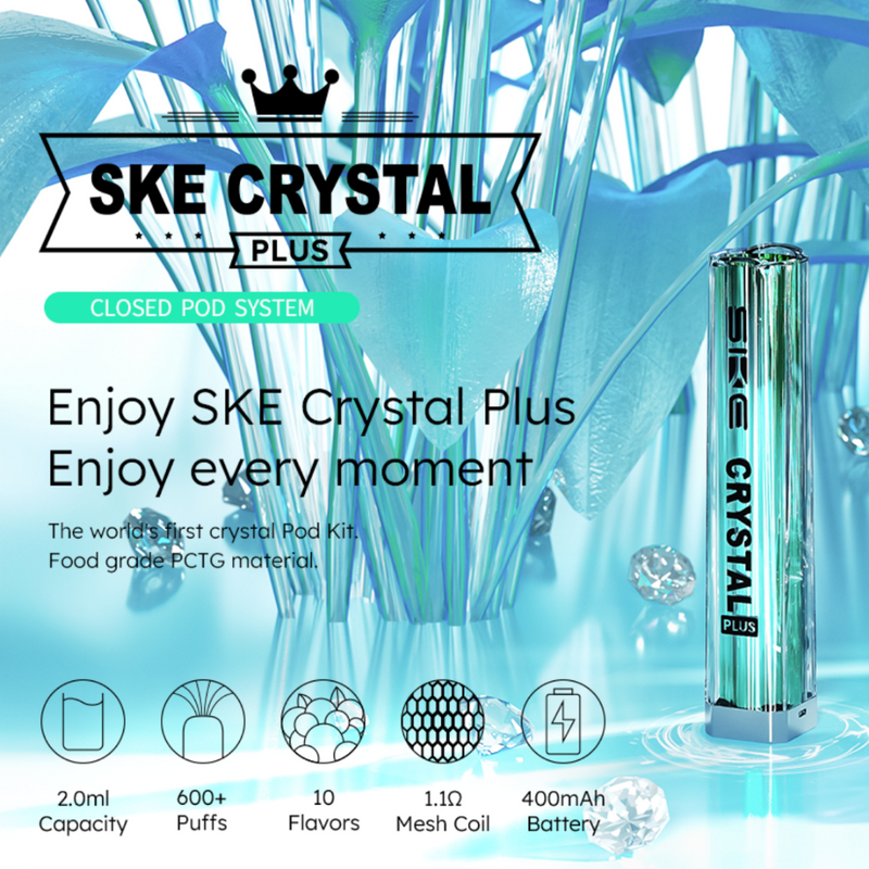 Ske Crystal Plus Vape Kit Closed Pod System