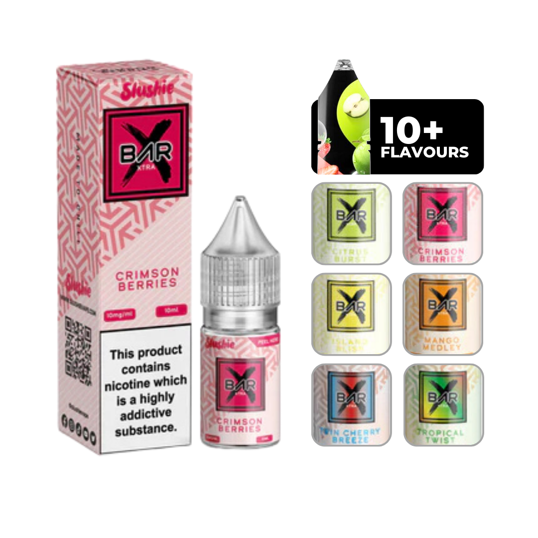 Slushie Bar Xtra Crimson Berries Nic Salt 10ml E-Liquid.