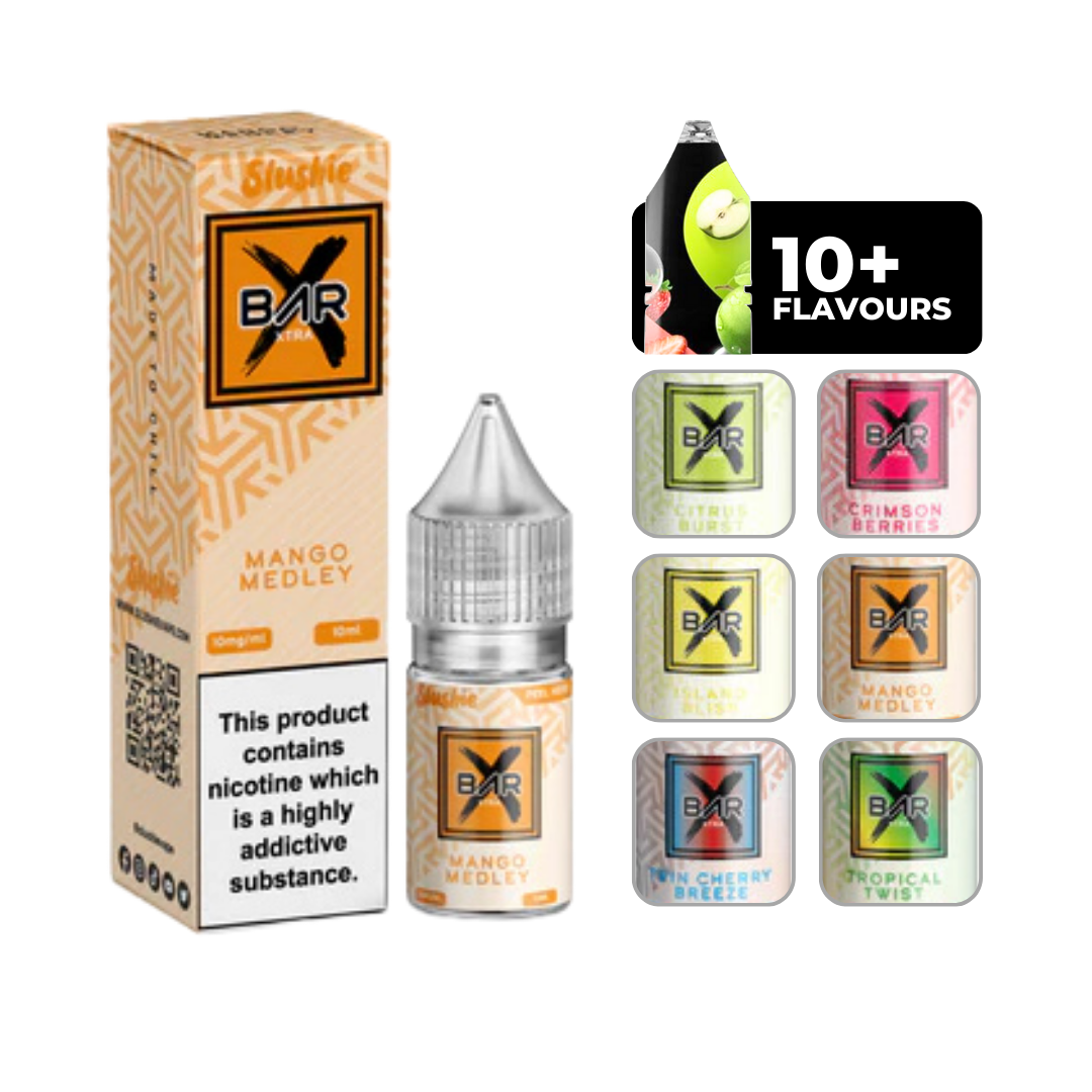 Slushie Bar Xtra Mango Medley Nic Salt 10ml E-Liquid.