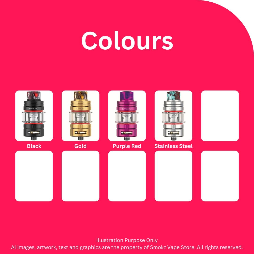 Smok TFV16 Tank 4 Colours