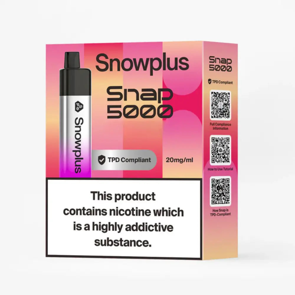 Snowplus Snap 5000 Vape Disposable Kit - Smokz Vape Store