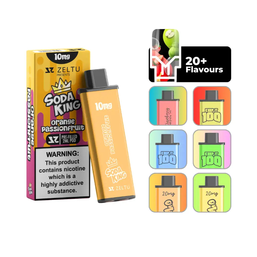 Zeltu X3 Pods Orange Passion Fruit - Smokz Vape Store.