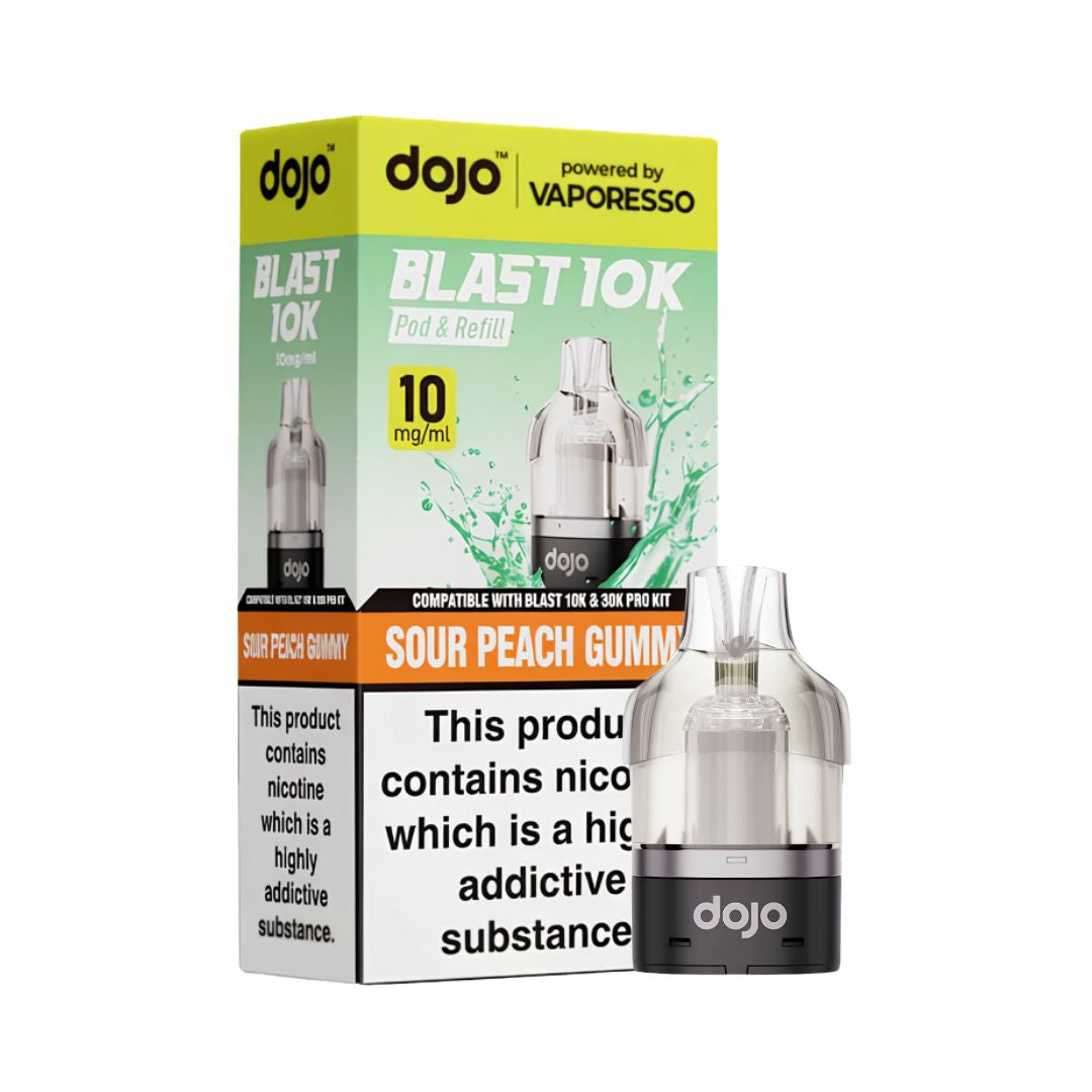 Sour Peach Gummy Dojo Blast