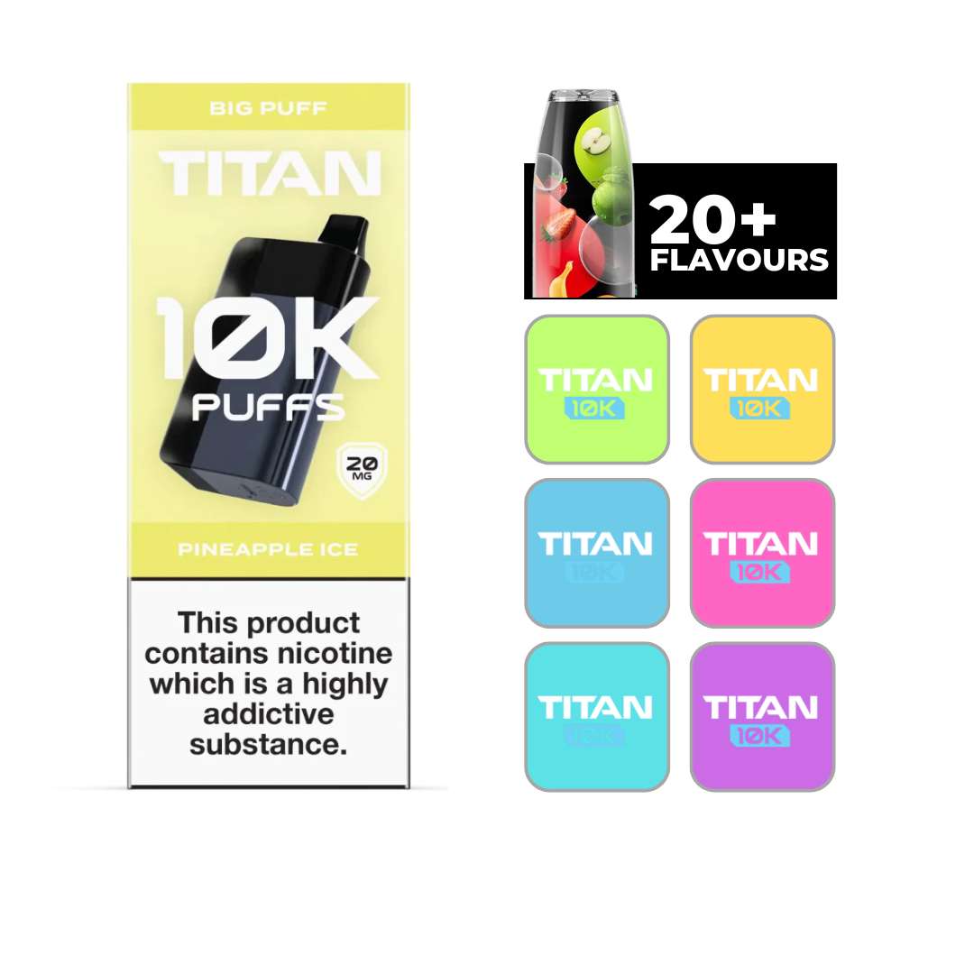 Titan 10K Vape Pineapple Ice.