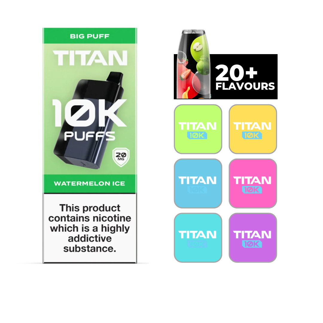 Titan 10K Vape Watermelon Ice.