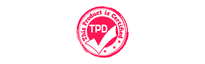 TPD logo on white background - Smokz Vape Store offers TPD Compliant Vaping Products for quality and safety.