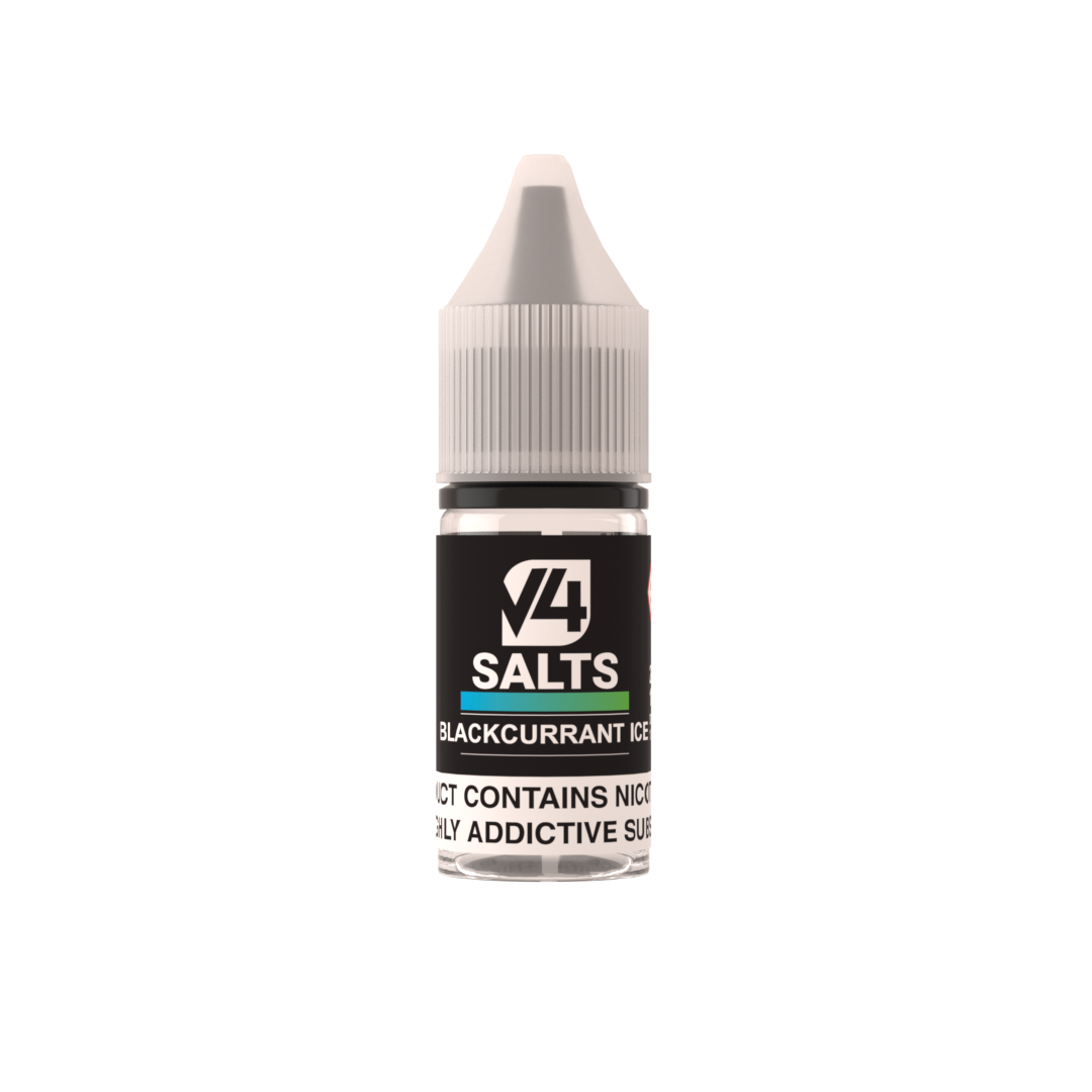 V4 Salts Blackcurrant Ice Nic Salt 10ml E-Liquid - Smokz Vape Store