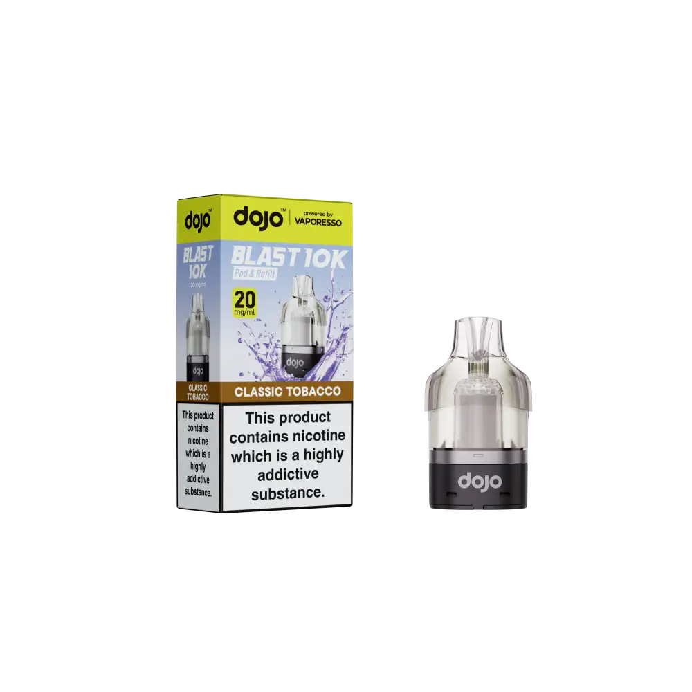 Vaporesso Dojo Blast 10K Replacement Pod - Classic Tobacco - Replacement Pod