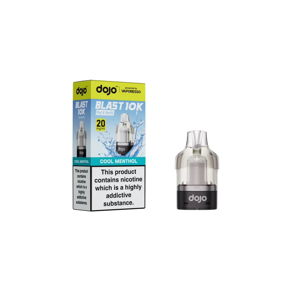 Vaporesso Dojo Blast 10K Replacement Pod - Cool Menthol - Replacement Pod