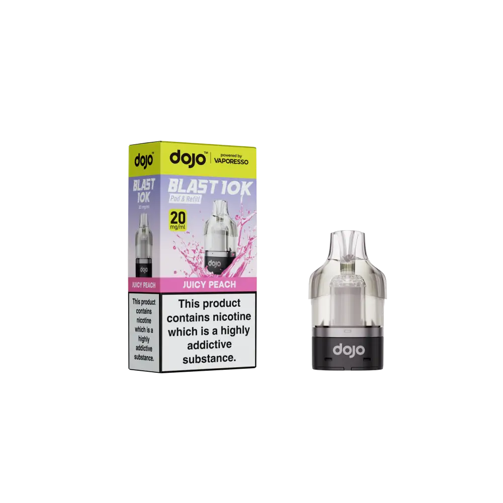 Vaporesso Dojo Blast 10K Replacement Pod - Juicy Peach - Replacement Pod