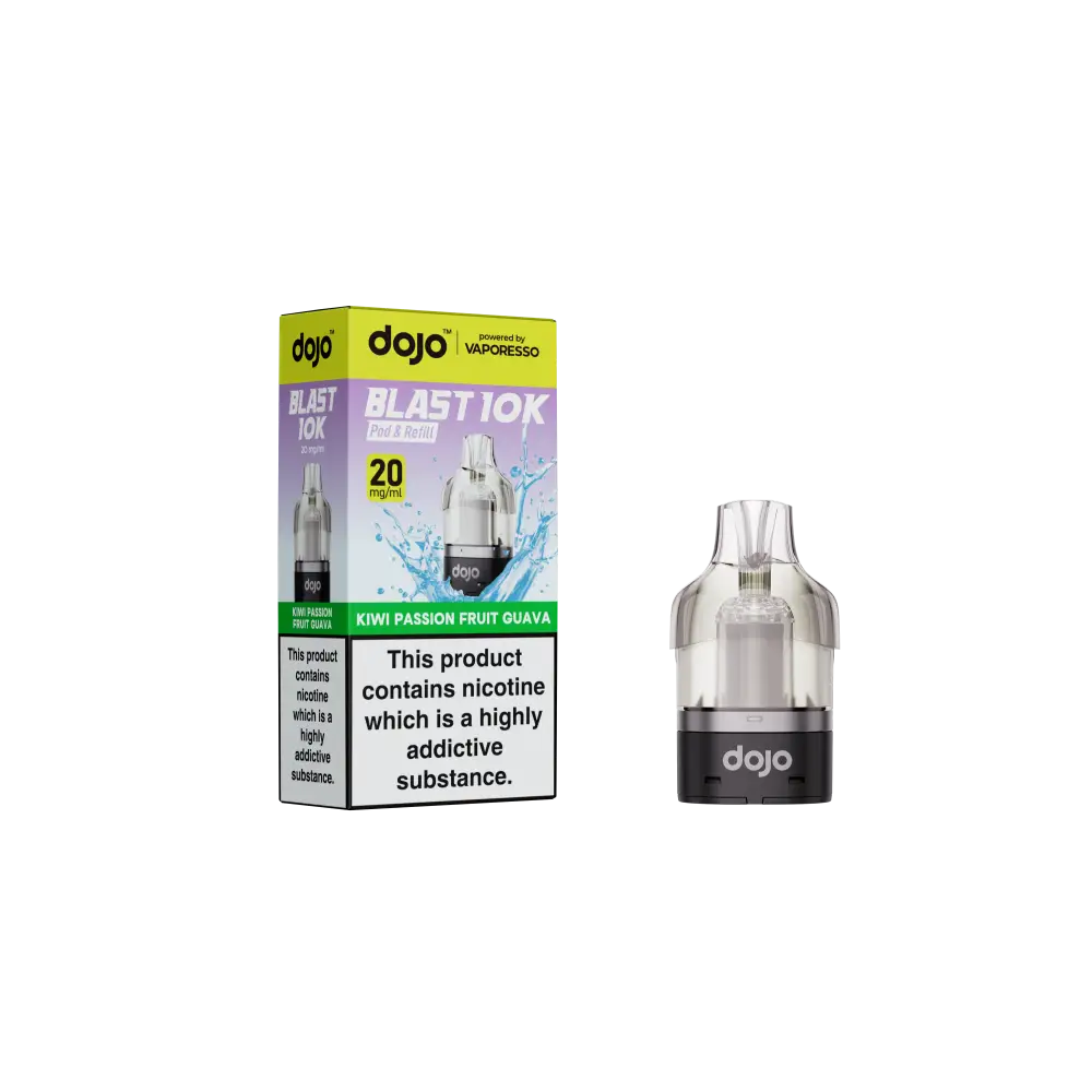 Vaporesso Dojo Blast 10K Replacement Pod - Kiwi Passionfruit Guava - Replacement Pod