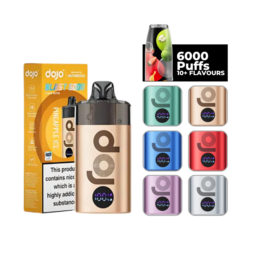 Vaporesso Dojo Blast 6000 Vape Pineapple Ice.