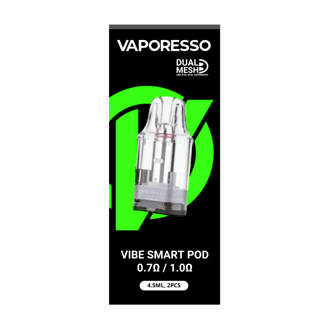 Vaporesso Dual Mesh Vibe Smart Pod - 0.7Ω/1.0Ω - 2 Pack.
