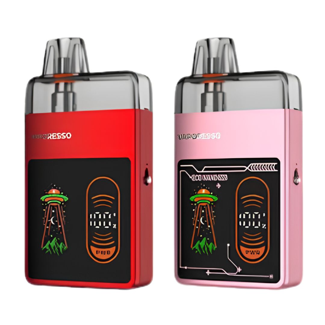 Vaporesso Eco Nano Pro pod kit featuring dynamic screen and one thousand milliampere hour battery