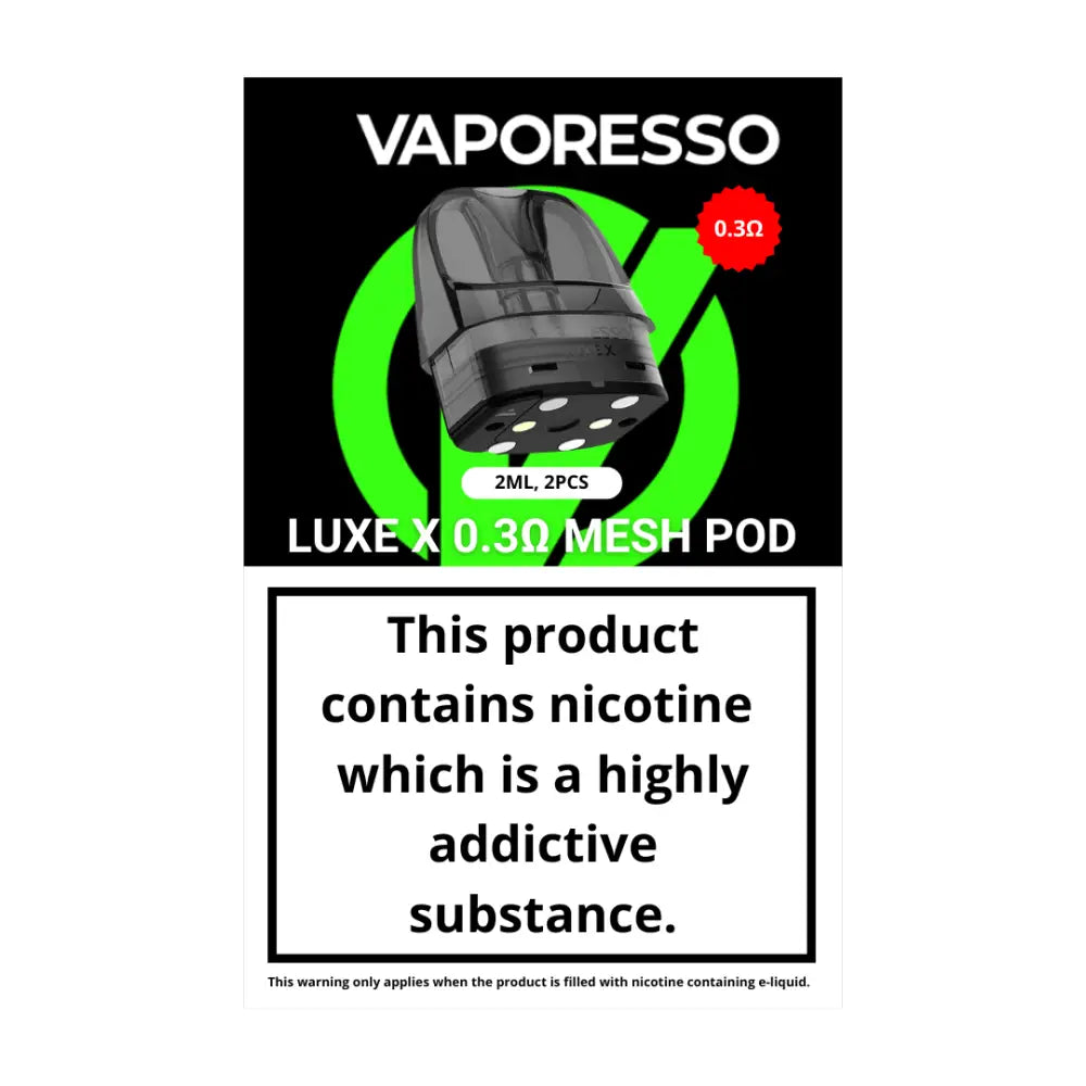 Vaporesso Luxe X Replacement Pods UK | Smokz Vape Store Vaporesso Luxe X Replacement Pods UK | Smokz Vape Store