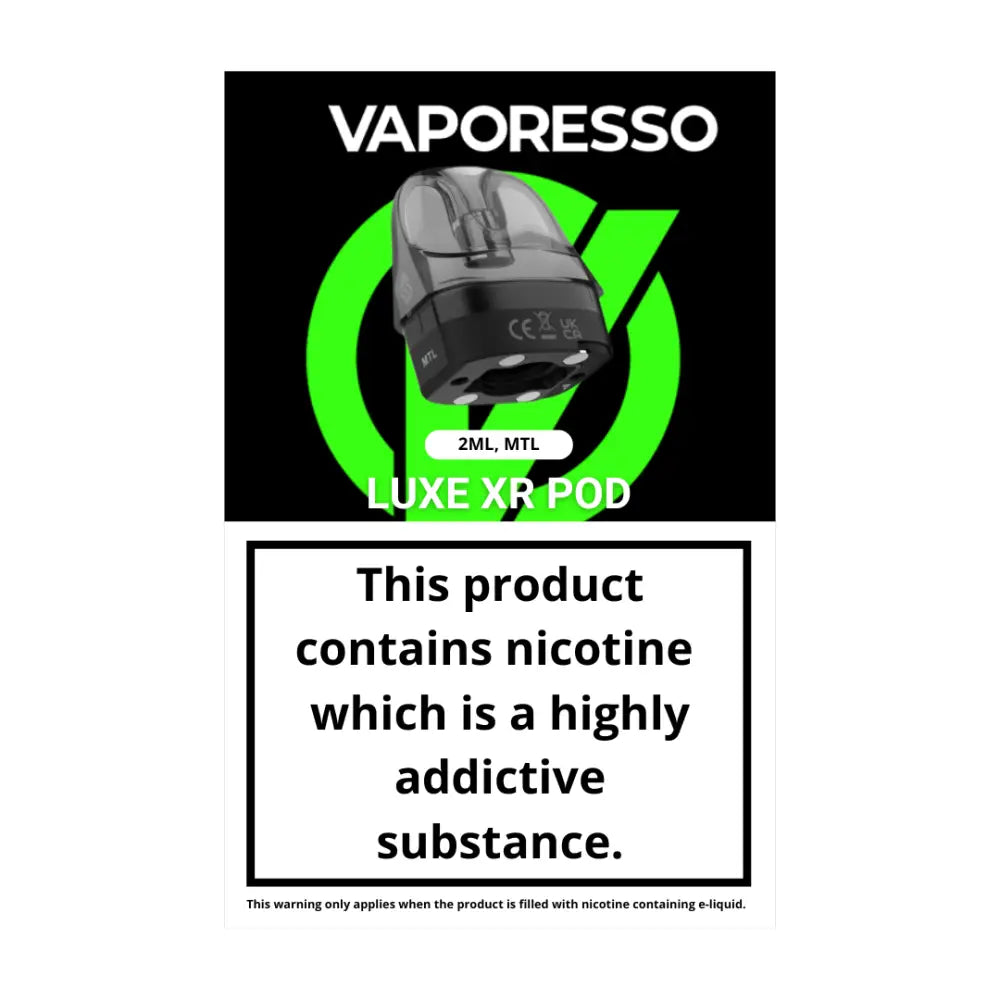 Vaporesso Luxe XR Pods 5ml | Buy Vape Pods UK | Smokz Vaporesso Luxe XR Pods 5ml | Buy Vape Pods UK | Smokz