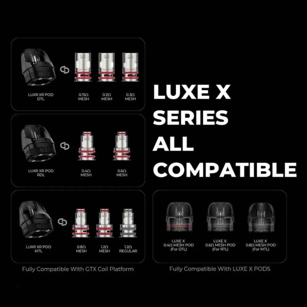 Vaporesso Luxe XR 5ml Pod Replacement - Refillable Pods