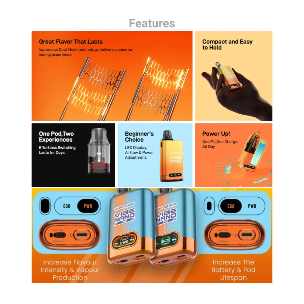 Vaporesso Vibe Nano Kit | Buy Vape Kit UK | Smokz Vaporesso Vibe Nano Kit | Buy Vape Kit UK | Smokz