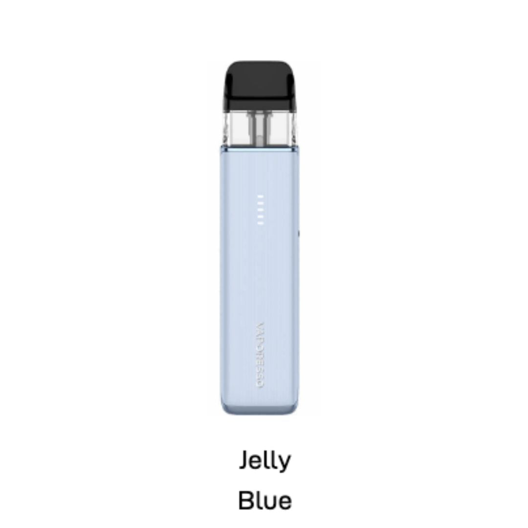Vaporesso Xros 6 Mini Vape Pod Kit Jelly Blue on a white background