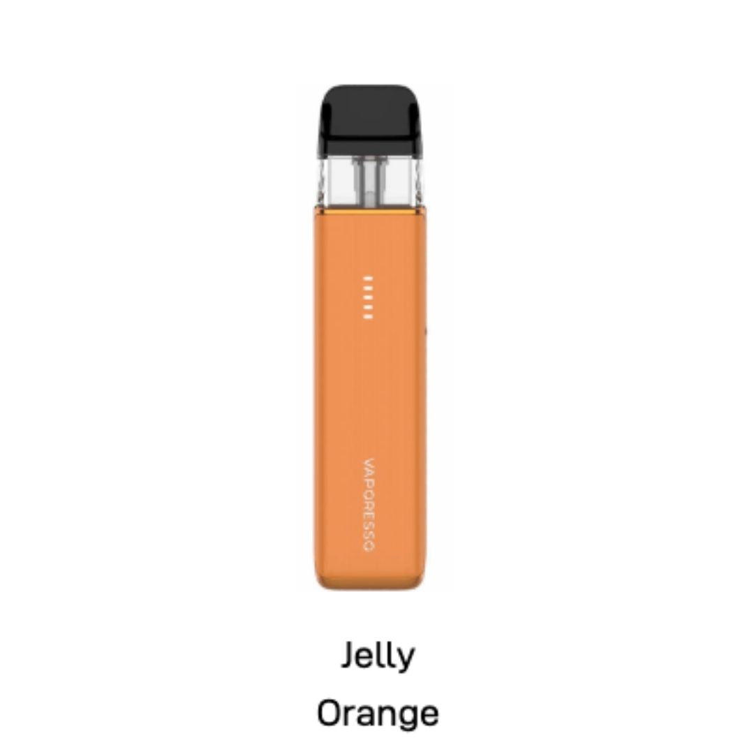 Vaporesso Xros 6 Mini Vape Pod Kit Jelly Orange on a white background