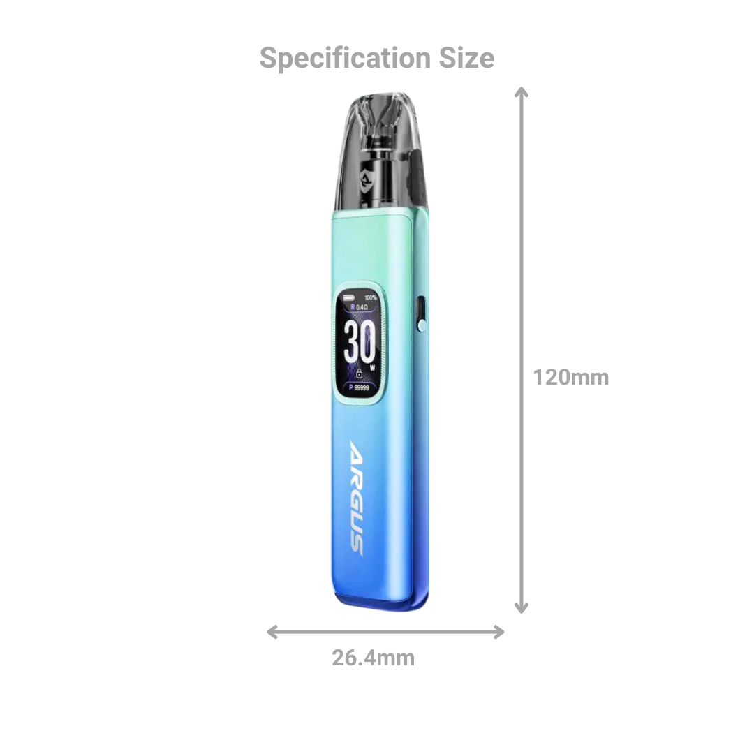 Voopoo Argus G3 Pod Vape Kit Specifications.