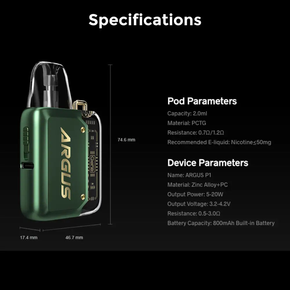 Voopoo Argus P1 Pod Kit | Buy Vape Kits UK | Smokz Voopoo Argus P1 Pod Kit | Buy Vape Kits UK | Smokz