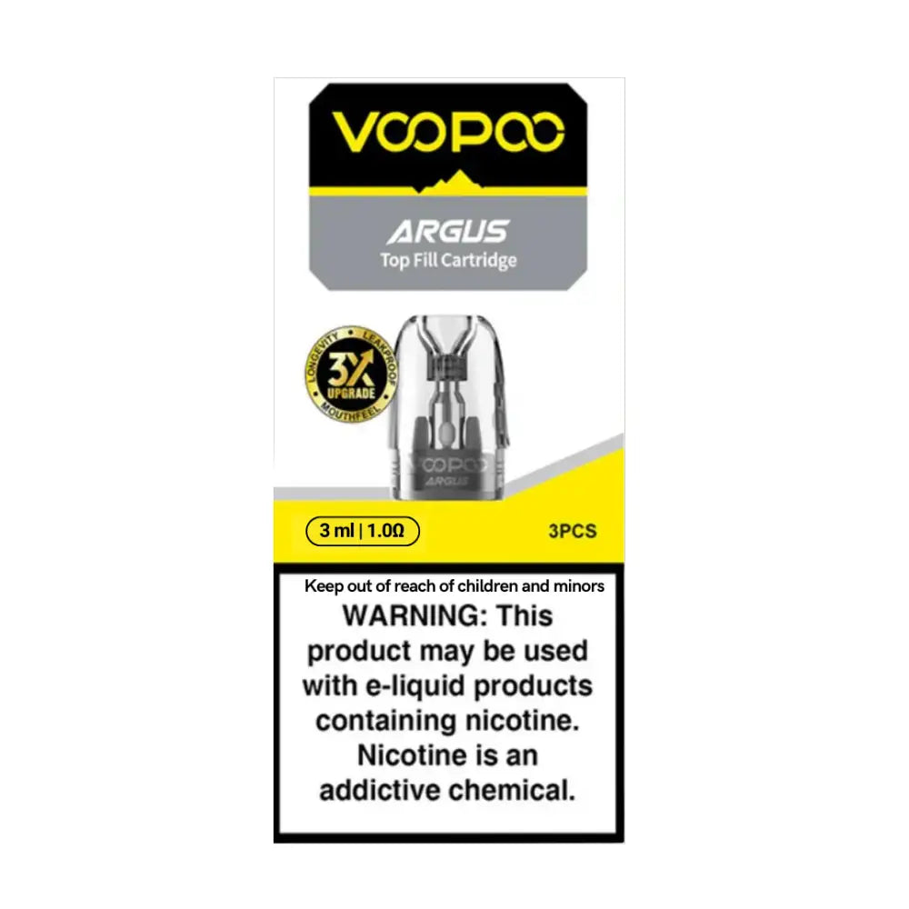 Voopoo Argus Top Fill Cartridge 1.0 Ohm.