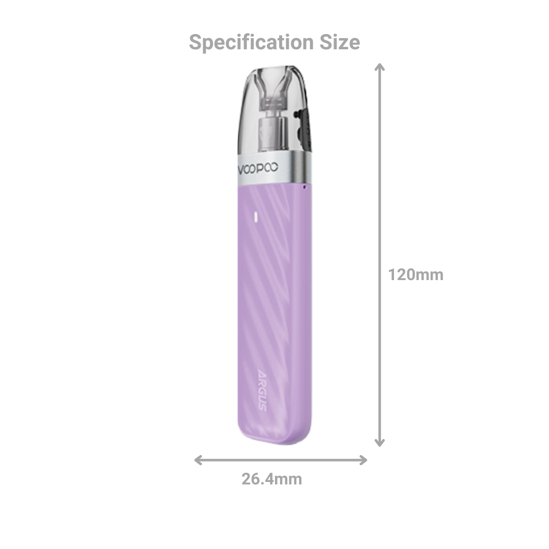 Voopoo Argus Z2 Pod Vape Kit Specifications.
