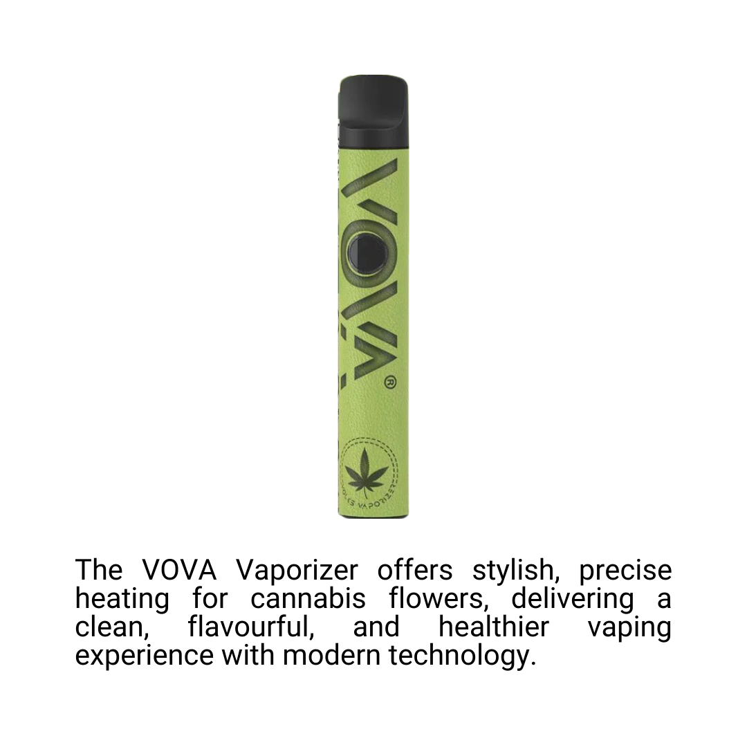 The VOVA Vaporizer offers stylish, precise heating for cannabis flowers, delivering a clean, flavourful, and healthier vaping experience with modern technology.