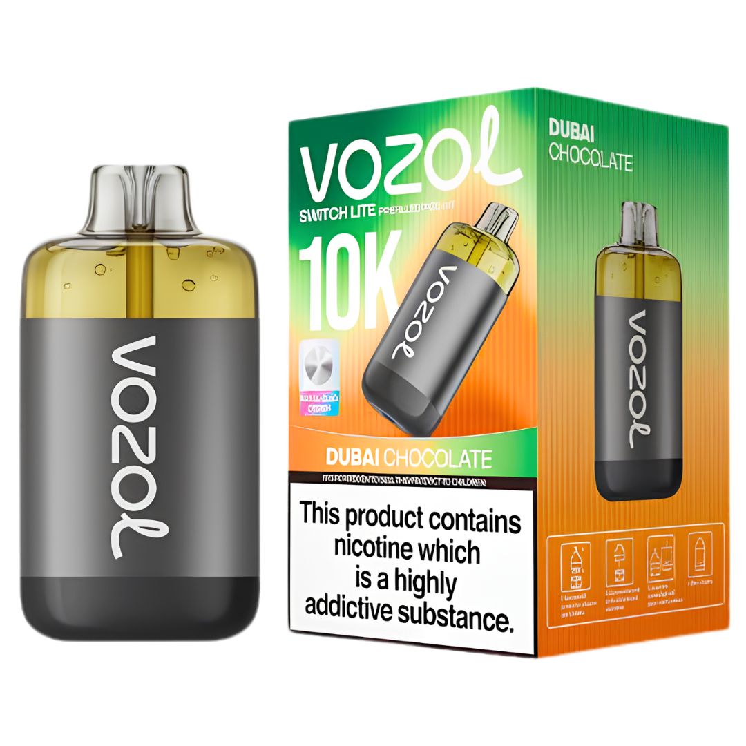 Vozol 10k Switch Lite Prefilled Pod Kit Dubai Chocolate