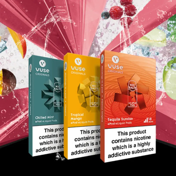 are vuse pods salt nic New Vuse Pod Flavor Vuse ePod Nic Salt Refill Pods | Pre-Filled Vuse Alto  Flavor pack 5.0% Menthol 2 pods main image 0