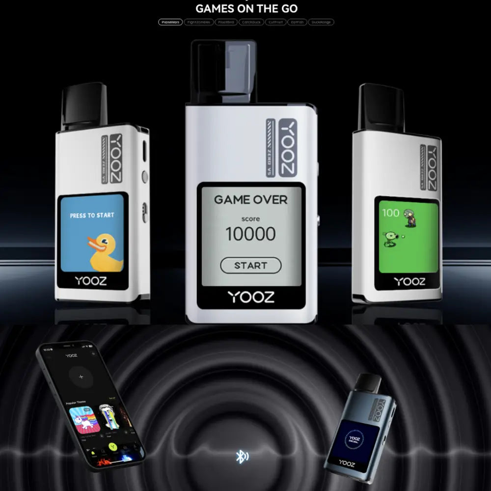 Yooz Smart Vape Zero V5 Pod Kit Games.