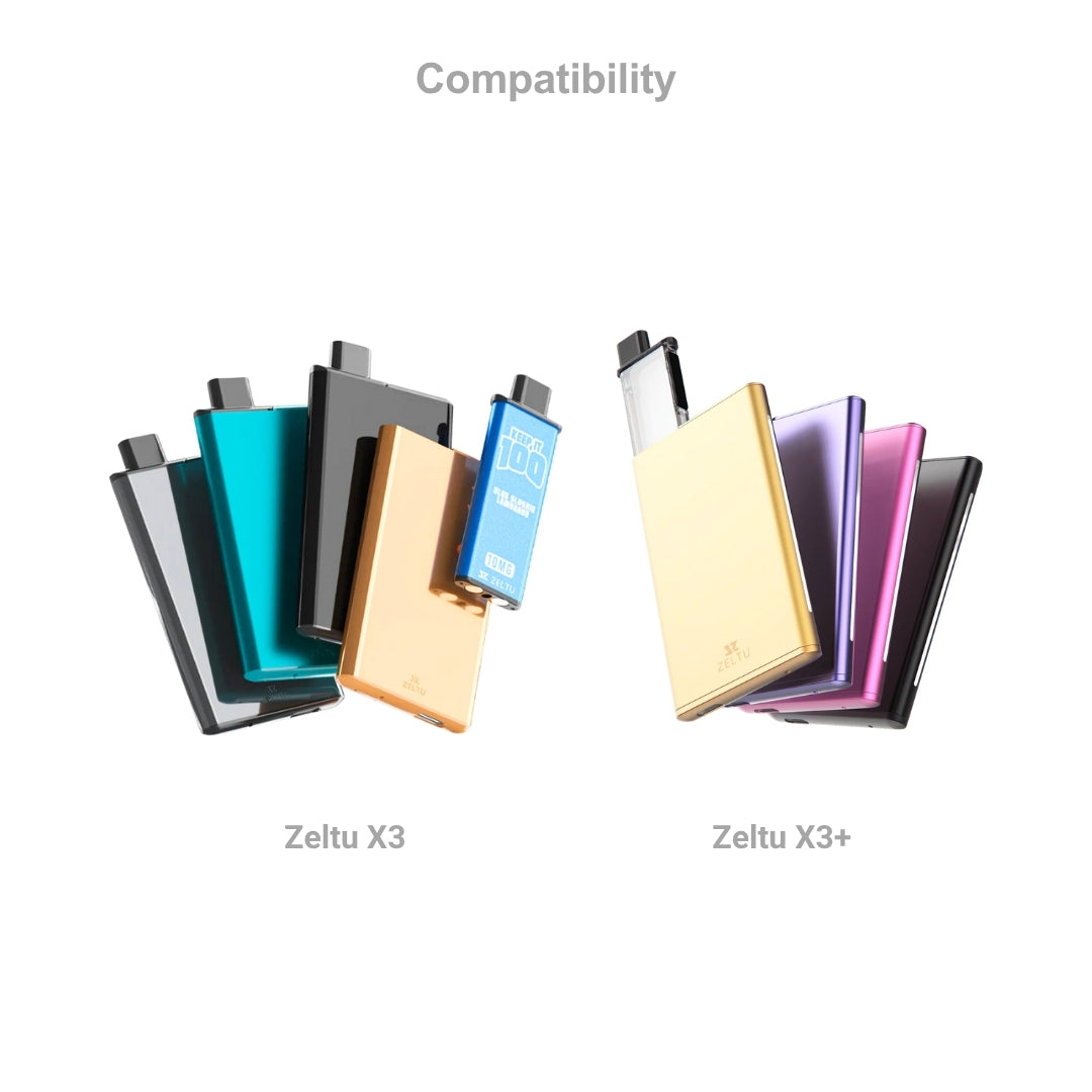 Zeltu X3 Refillable Vape Pods Compatibility.