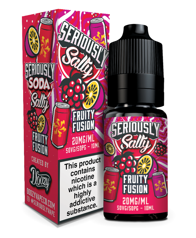 Doozy Seriously Soda 10ml Nic Salts E-Liquid Fruity Fusion - Smokz Vape Store