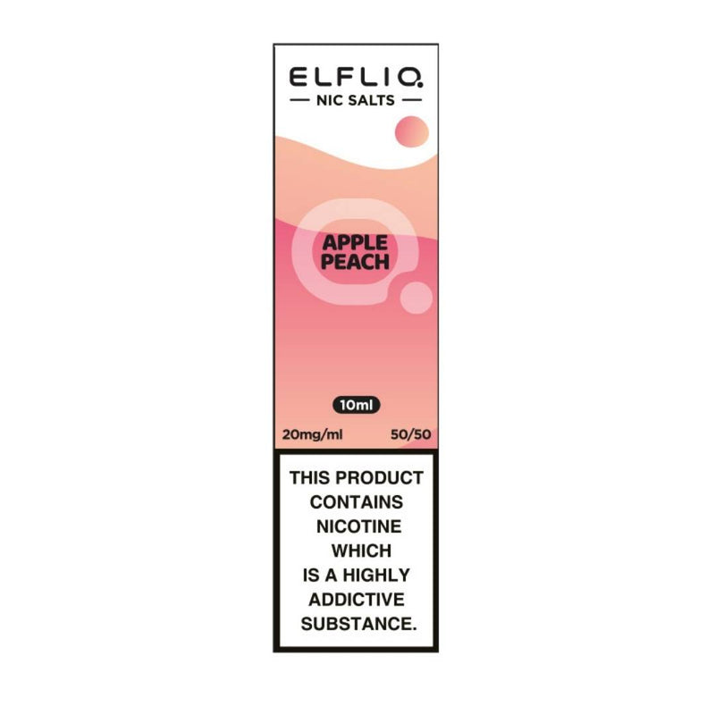 Apple Peach - Elf Bar Elfliq Nic Salt E-Liquids - Smokz Vape Store