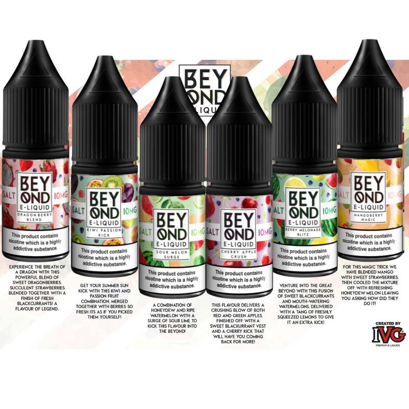 beyond salt nic by ivg e-liquids flavour profile