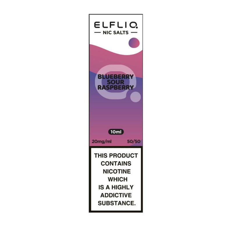 Blueberry Sour Raspberry - Elf Bar Elfliq Nic Salt E-Liquids - Smokz Vape Store