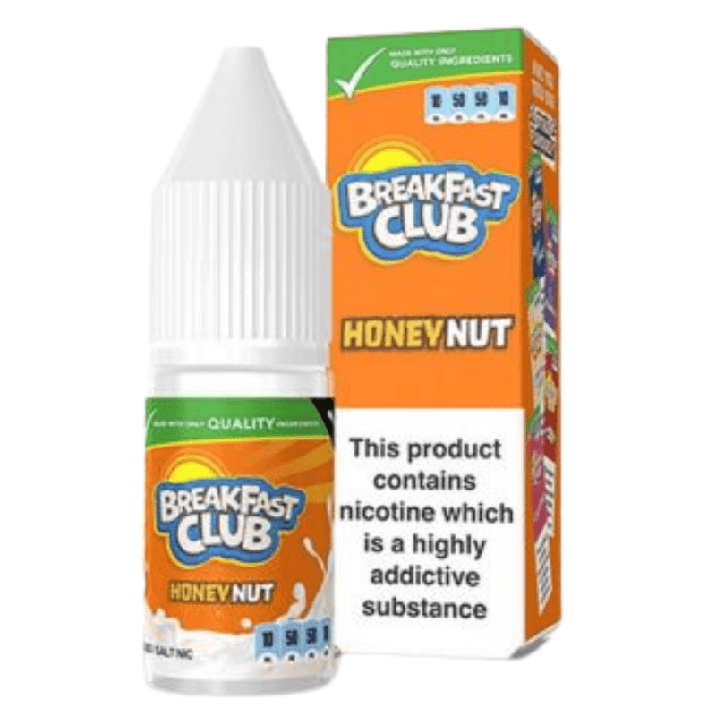 Breakfast Club Honey Nut 10ml 50/50 E-Liquid - Smokz Vape Store