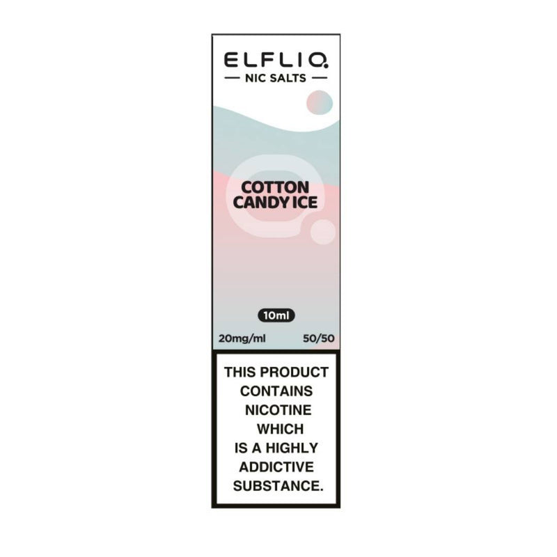 Cotton Candy Ice - Elf Bar Elfliq Nic Salt E-Liquids - Smokz Vape Store
