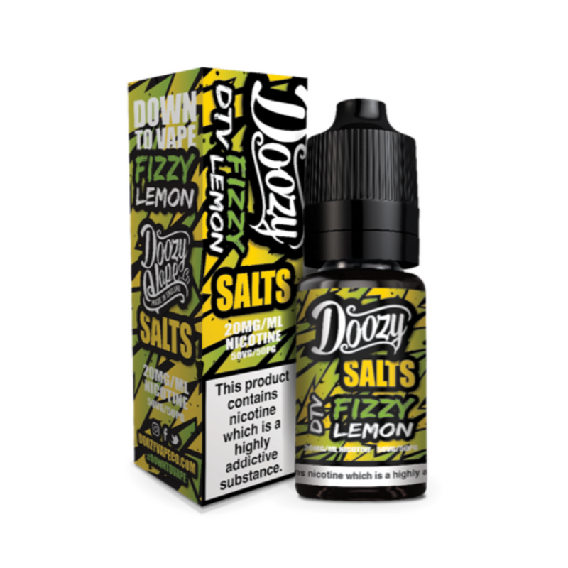 doozy salts fizzy lemon 10ml nic salt e-liquids