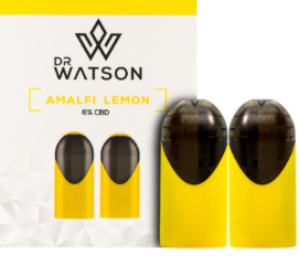 Dr Watson CBD 120 mg Pod Amalfi Lemon - Smokz Vape Store