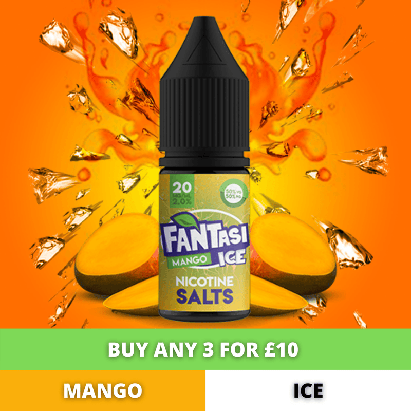 Fantasi Ice Mango 10ml Nic Salts E-Liquid - Smokz Vape Store